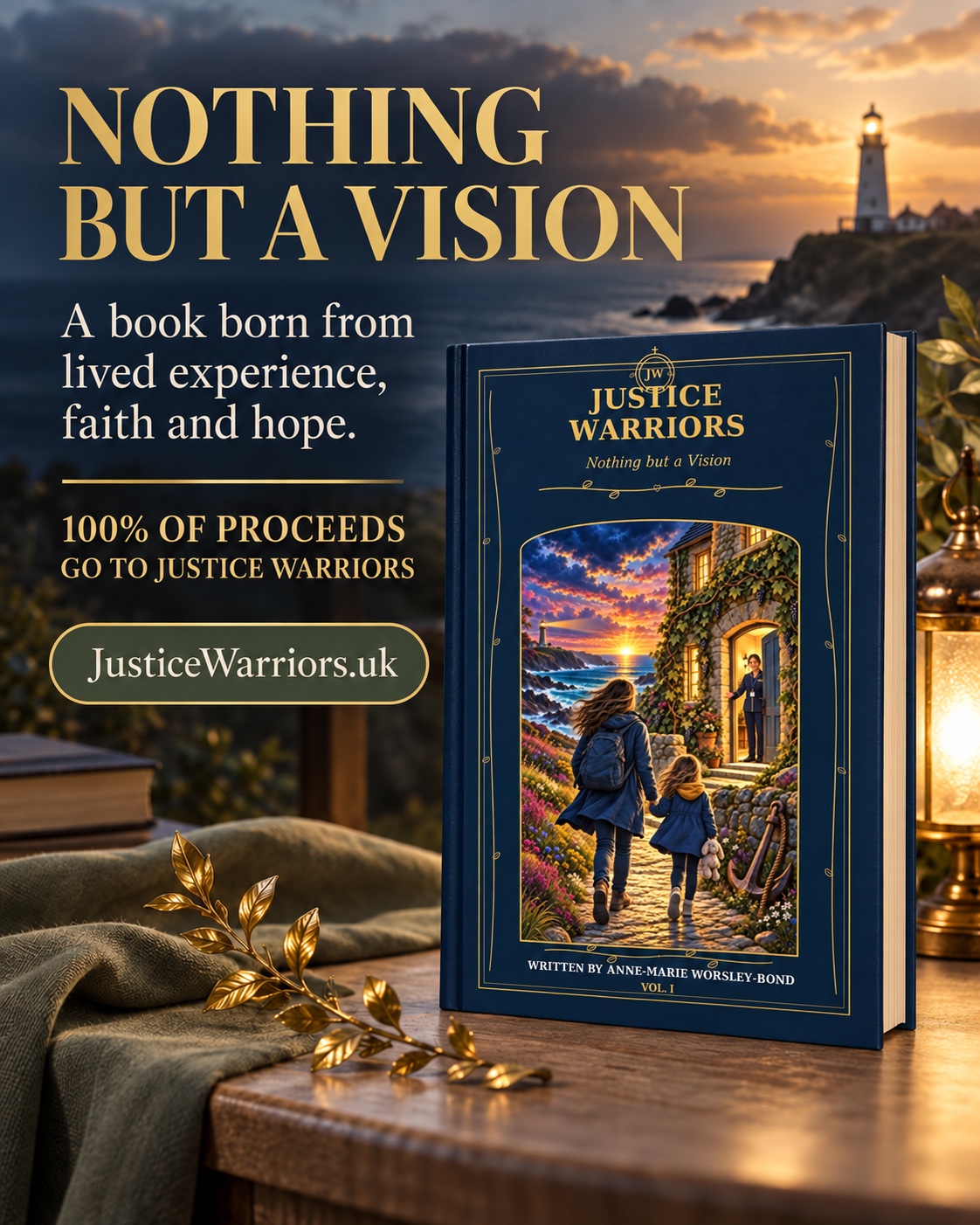 Justice Warriors Nothing but a Vision book available through Amazon
