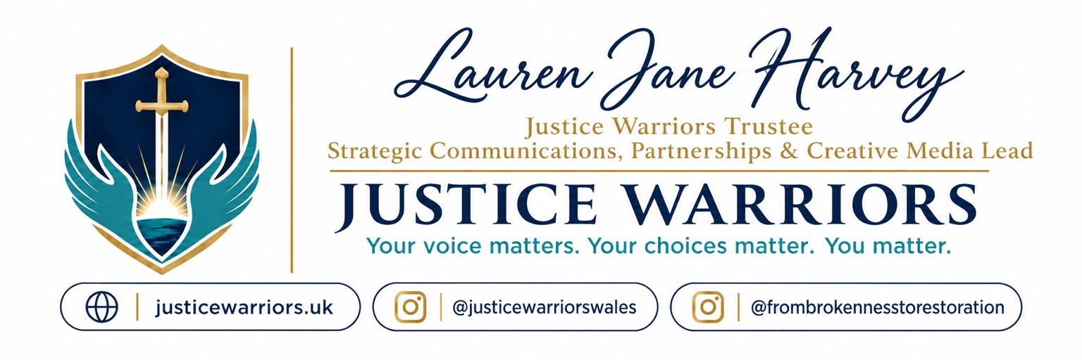 Lauren Jane Harvey, Justice Warriors Trustee